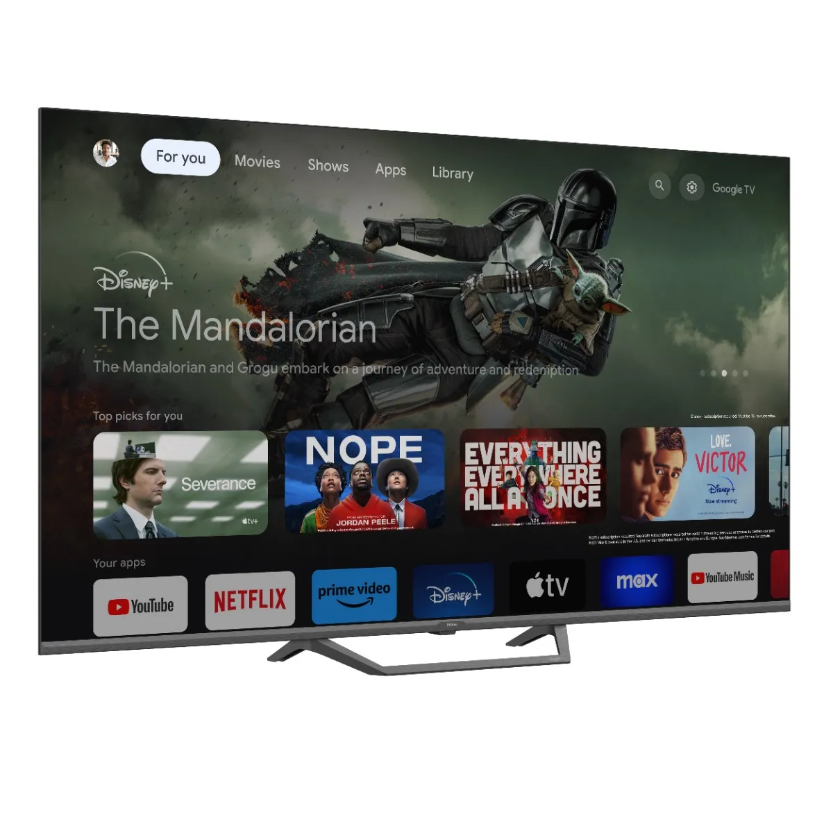 �������� ����� 50 ���� HAIER H50S80FUX 4K Google TV