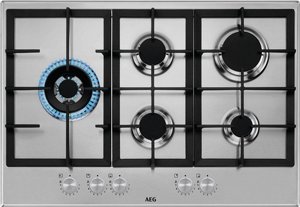 כיריים גז 5 מבערים 75 ס"מ א.א.ג. נירוסטה AEG HGB75820SM Step Power כיריים גז 5 מבערים 75 ס"מ א.א.ג. נירוסטה AEG HGB75820SM Step Power