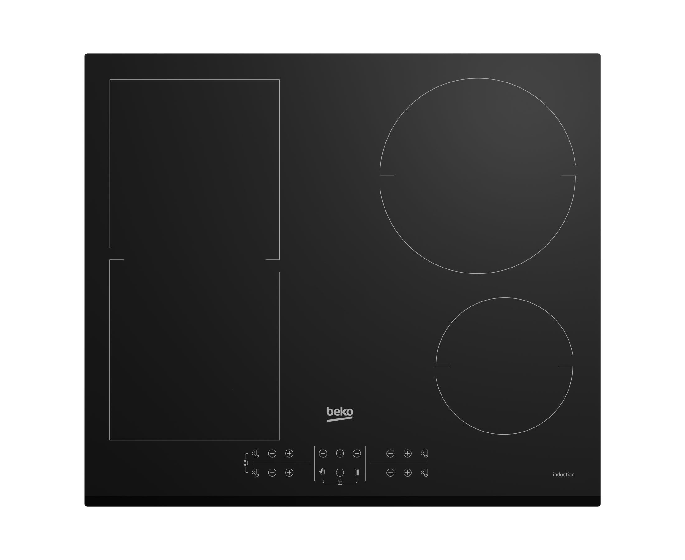 ������ ��������� 4 ����� ����� ���� 60 �"� ��� Beko HII64202FMT Flexizone