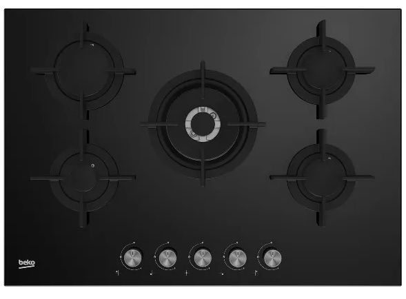 כיריים גז 5 להבות 75 ס"מ בקו Beko HILW75220S כיריים גז 5 להבות 75 ס"מ בקו Beko HILW75220S