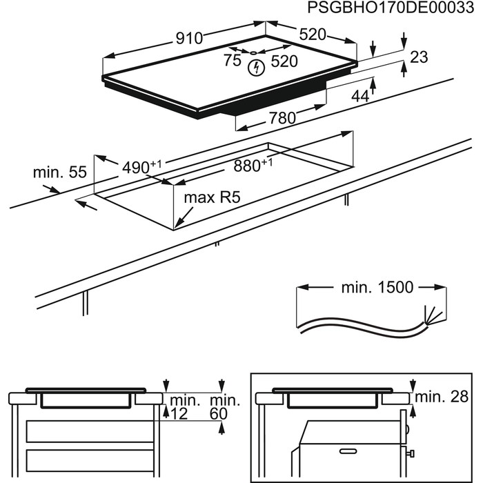 ������ ��������� 95 �"� AEG IKE95471FB