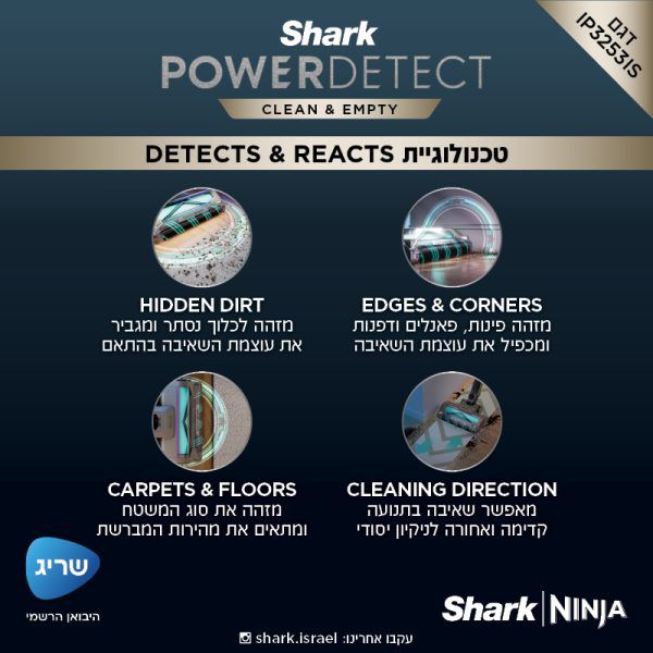 ����� ��� ���� ������ ���� Shark Power Detect IP3253