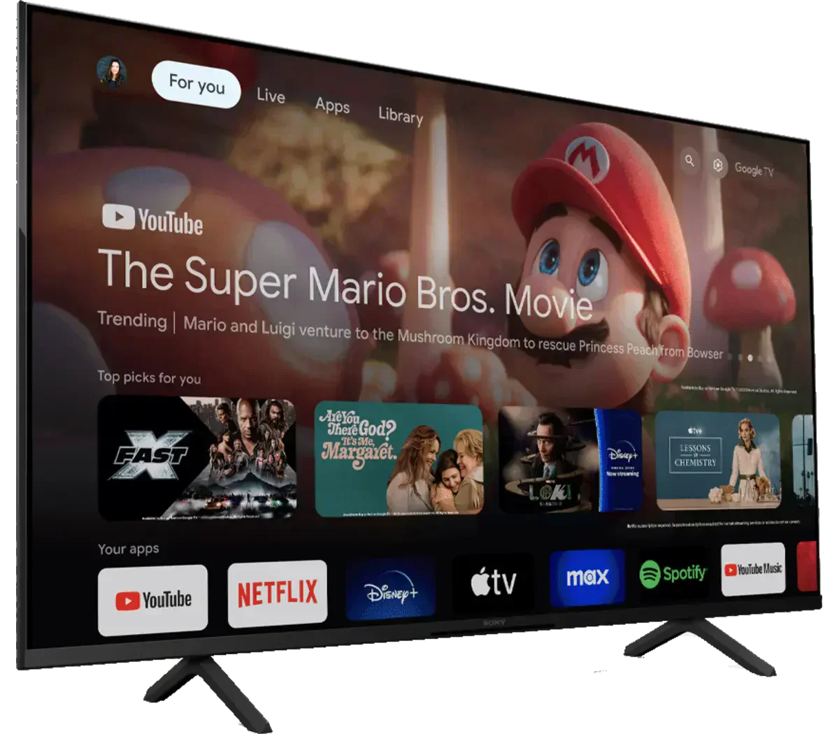 �������� ���� 75 ���� SONY K75S35B 4K Bravia 3 Android TV