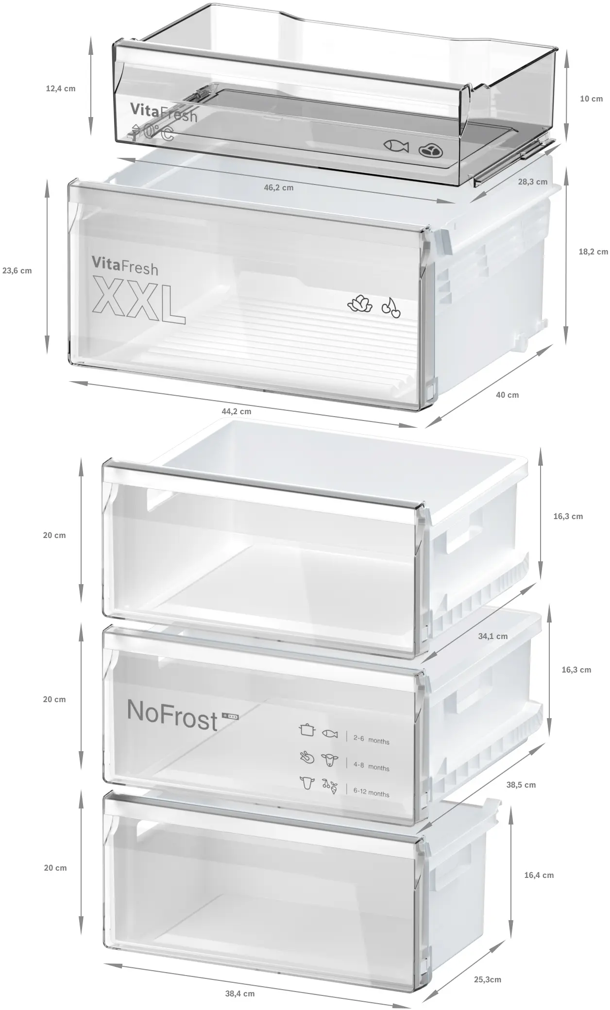 ���� ��� (60 �"� 200 �"� ���� �� 0) 363 ���� ������� Bosch KGN39VXCT