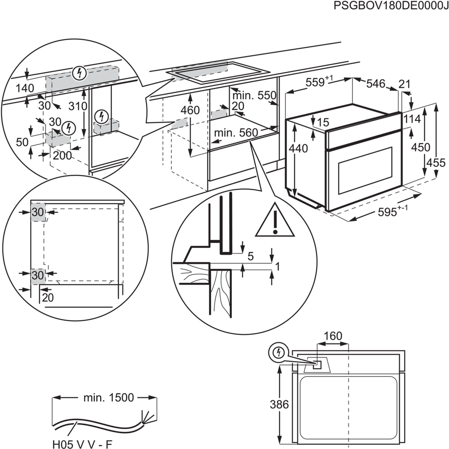 ���� ���� ����� ������� ��� (���� 45 �"�) ������� AEG KME565060M COMPACT 