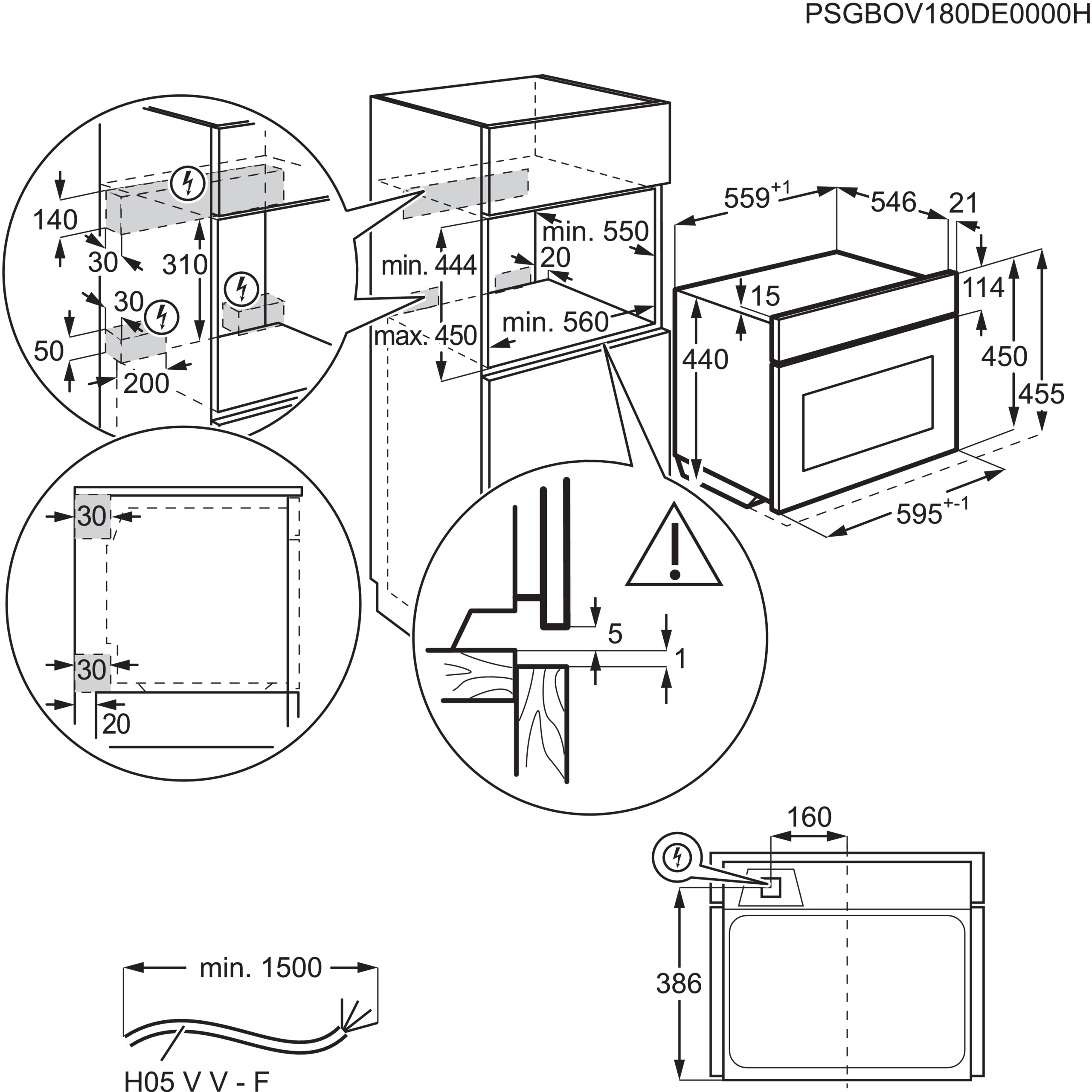 ���� ��-������ ����� ������� 45 �"� ����� HORIZON ������� AEG KMK761000M