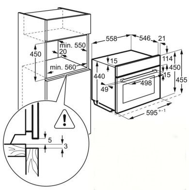 ���� ��-������ ����� ������� 45 �"� ����� HORIZON ������� AEG KMK965000M