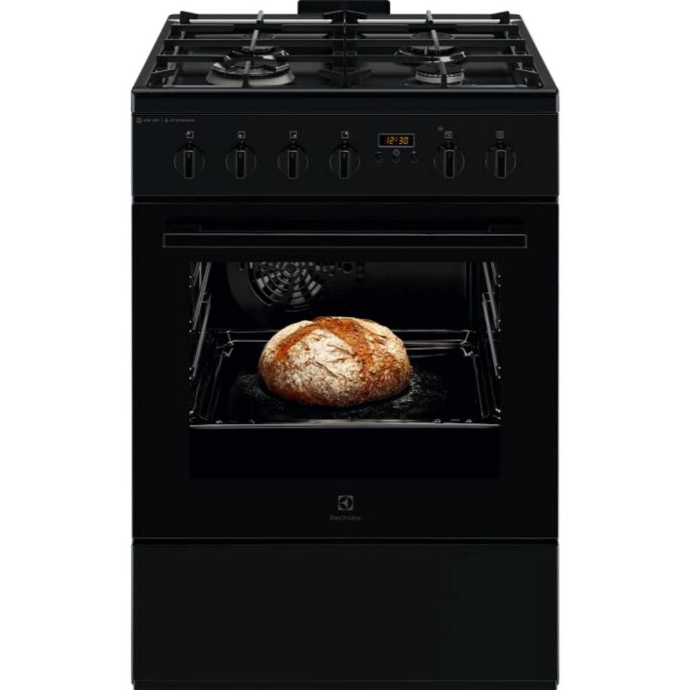 תנור משולב כיריים 62 ליטר אלקטרולוקס שחור Electrolux LKK660224K תנור משולב כיריים 62 ליטר אלקטרולוקס שחור Electrolux LKK660224K