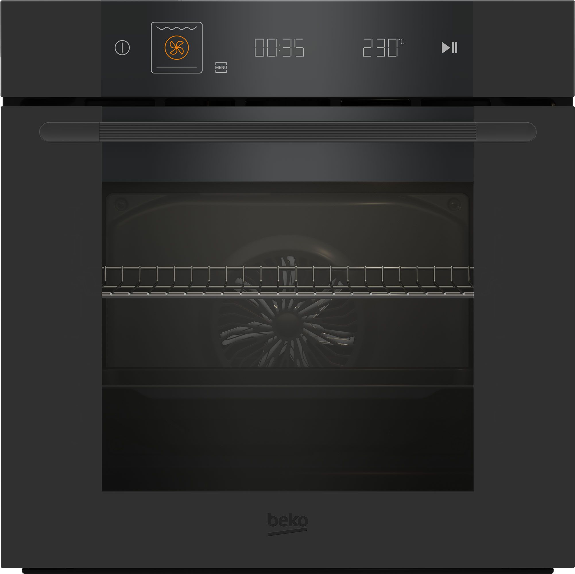 תנור בנוי שחור מט בקו Beko MBBIM10600MTMSW Matte Black תנור בנוי שחור מט בקו Beko MBBIM10600MTMSW Matte Black