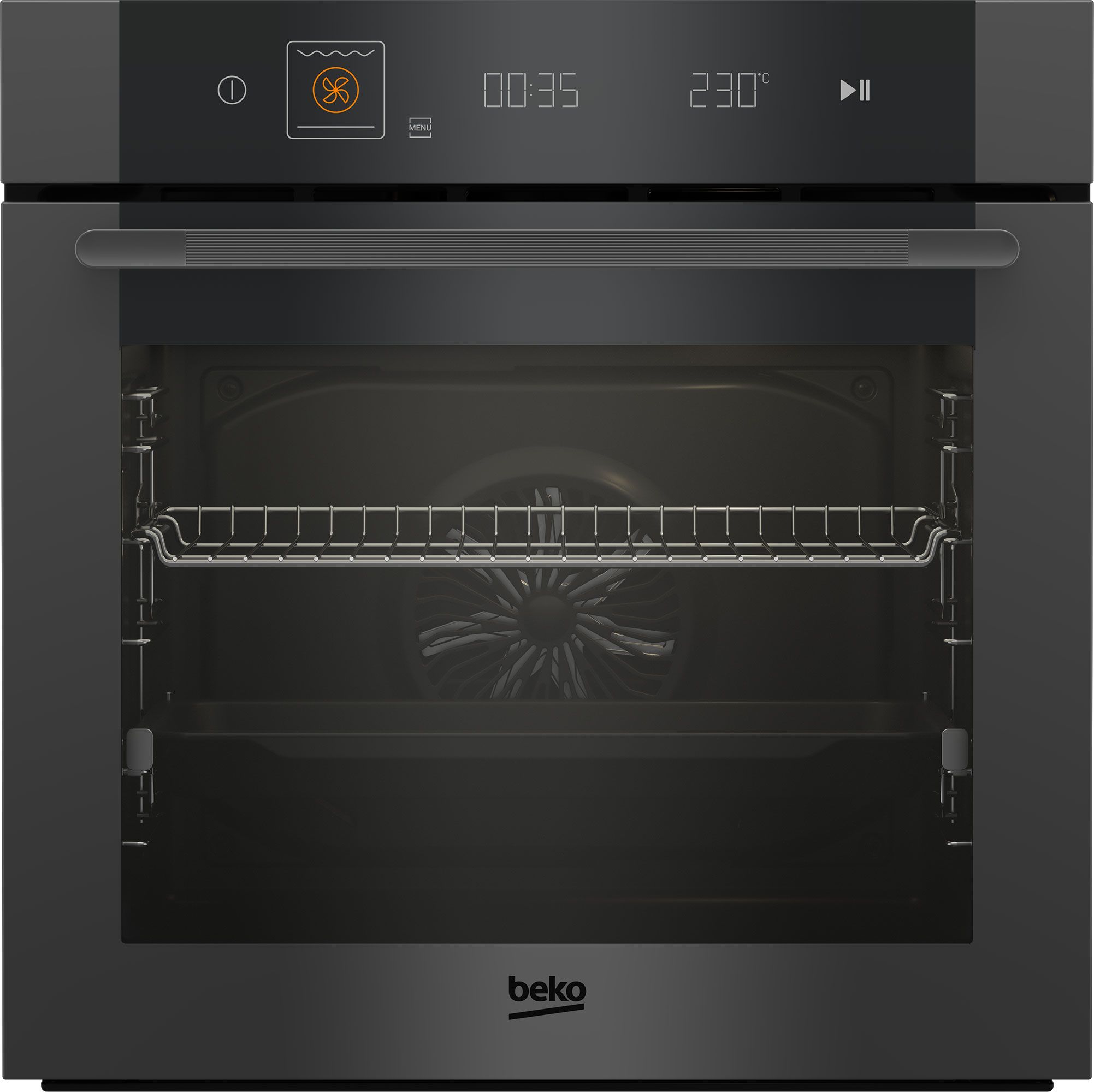 תנור בנוי פירוליטי ליטר שחור מט בקו Beko MBBIM10600MTPSWE Matte Black תנור בנוי פירוליטי ליטר שחור מט בקו Beko MBBIM10600MTPSWE Matte Black