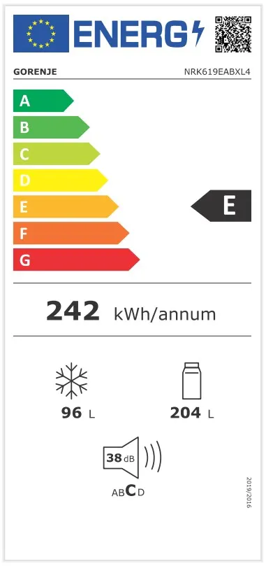 ���� ������� (60 �"�) 329 ���� ���� ����� Gorenje NRK619EABXL4 *����� ����*
