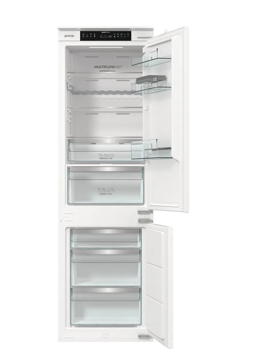 ���� �������� (60 �"�) ����� ����� 252 ���� ������� Gorenje NRKI517E62WF *����� ����*