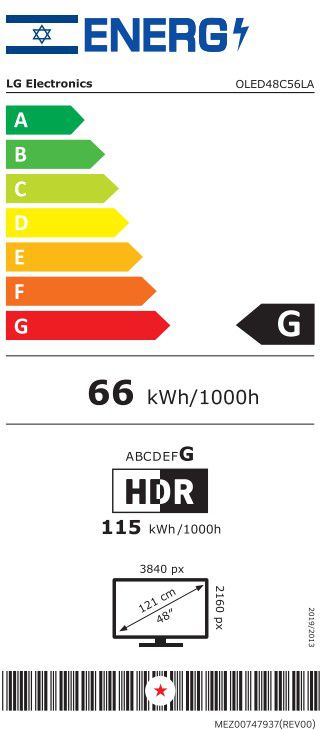��� 48" LG OLED48C56LA AI TV SMART 4K