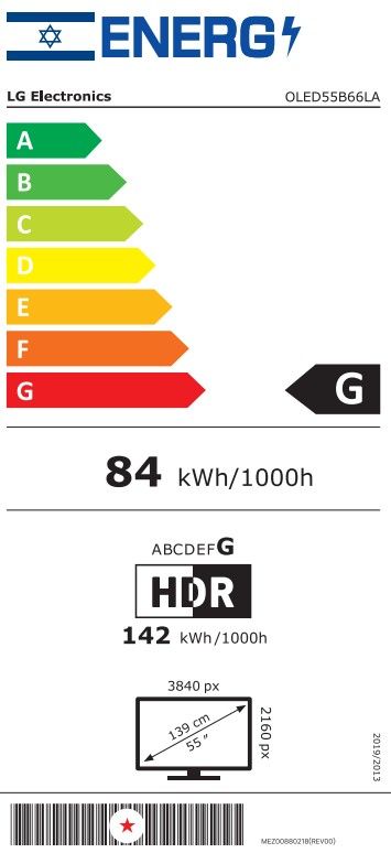 ��� 55" LG OLED55B66LA AI TV SMART 4K
