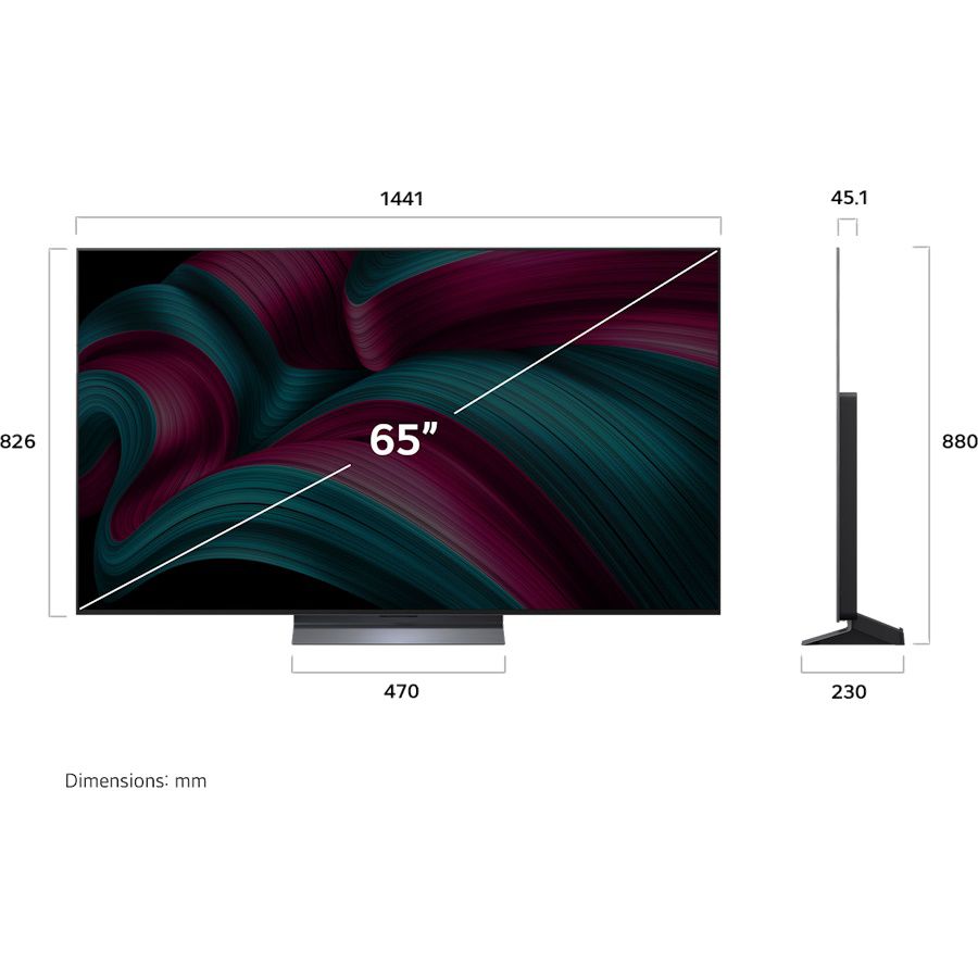 ��� 65" LG OLED65C56LA AI TV SMART 4K