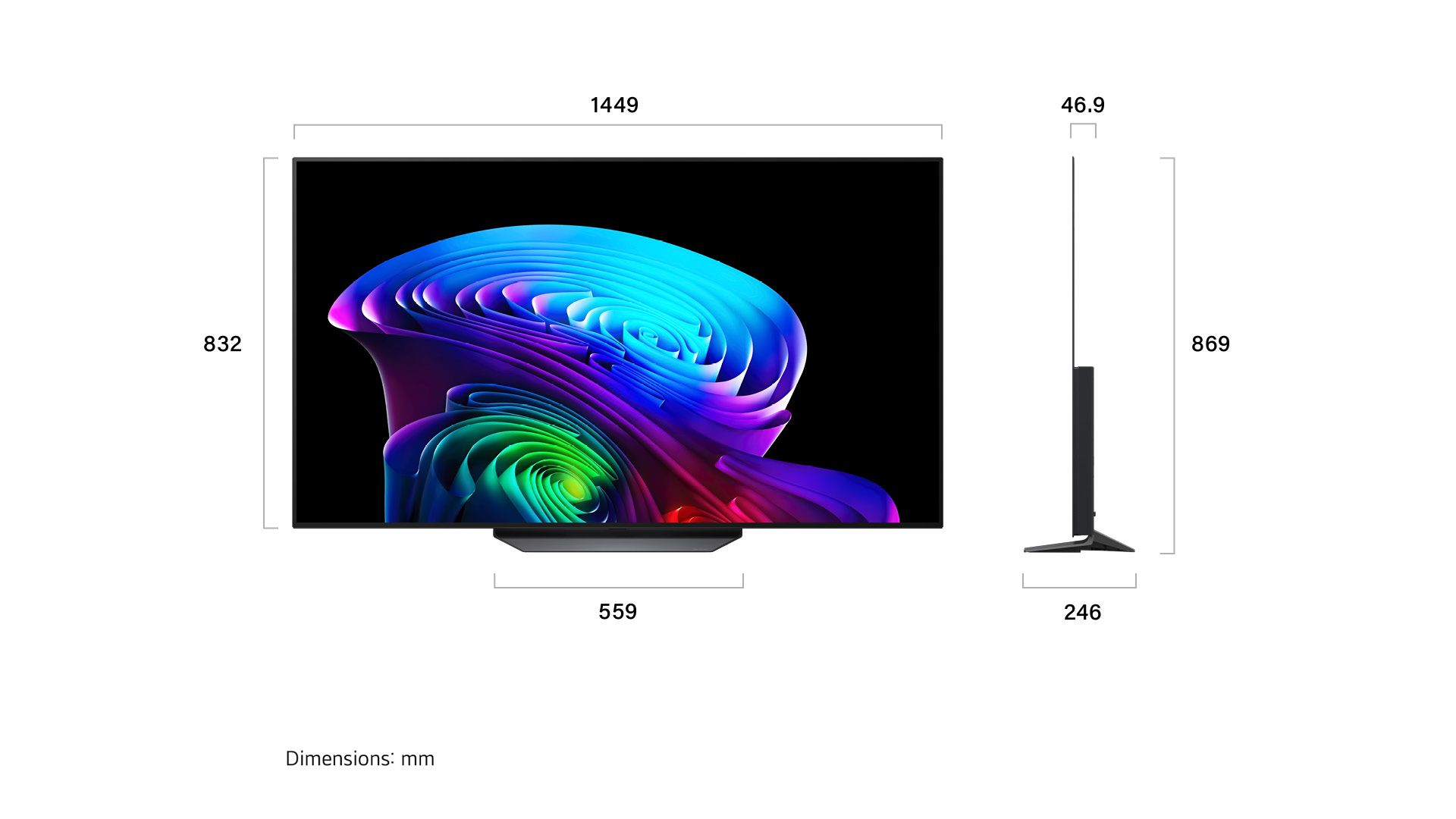 ��� 65" LG OLED65CS6VA AI TV SMART 4K ������ ����� 3 ���� VIP ����� �.�. ����� ������