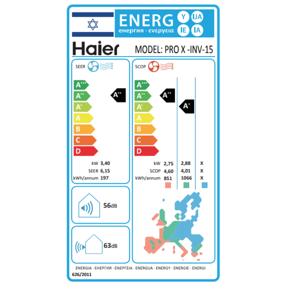 ���� ���� ����� �������� 1.5 �"� Haier Pro X Inverter 15