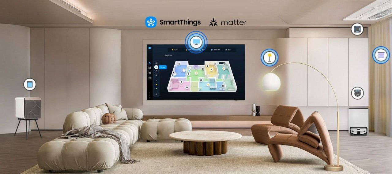 ������ 50 ���� Samsung QLED QE50Q7F AI TV Smart 4K