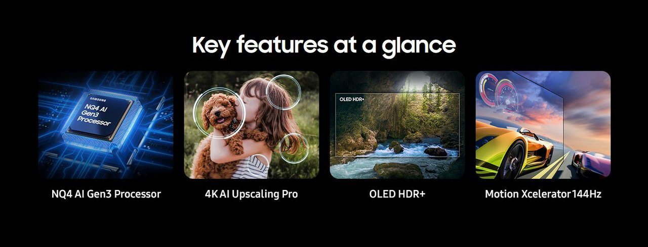 ������ 55 ���� Samsung QE55S90F OLED AI TV 4K