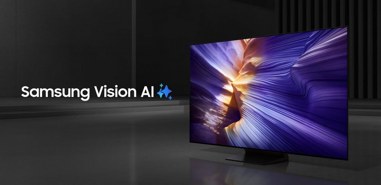 ������ 55 ���� Samsung QE55S90F OLED AI TV 4K
