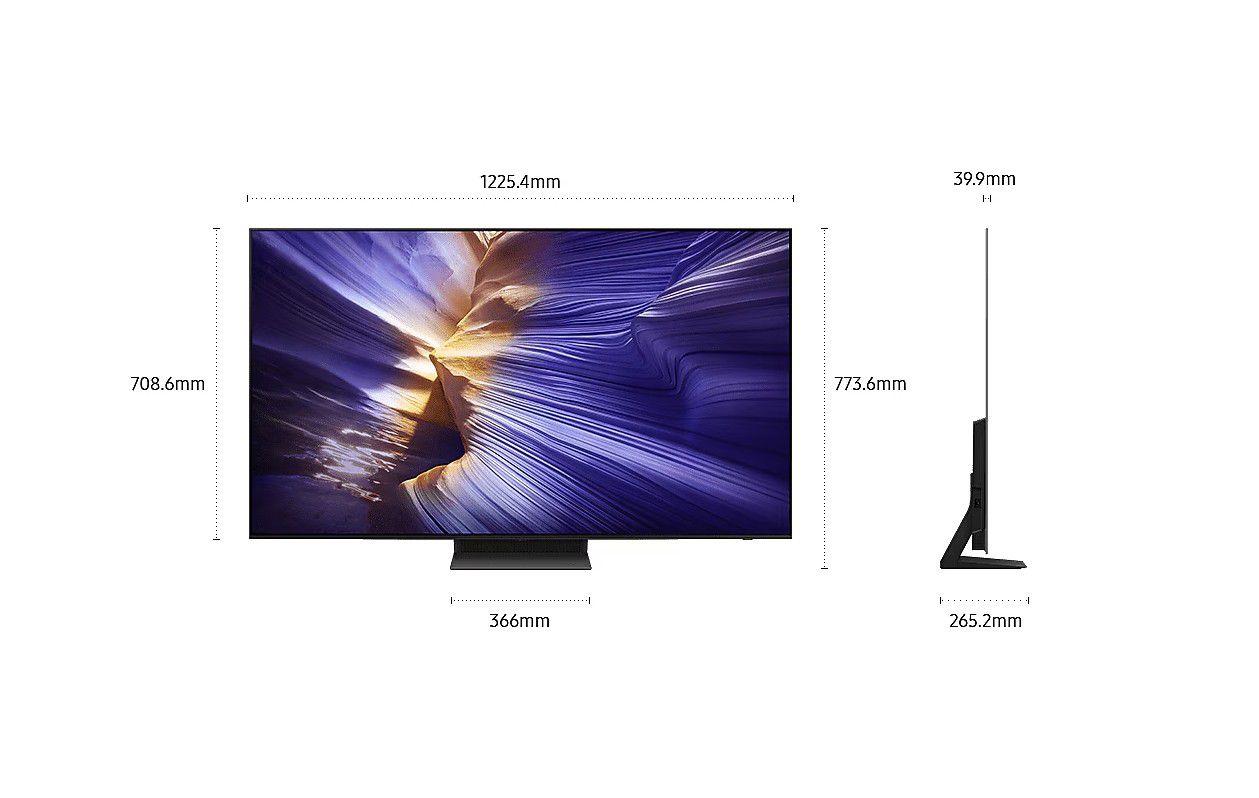 ������ 55 ���� Samsung QE55S90F OLED AI TV 4K