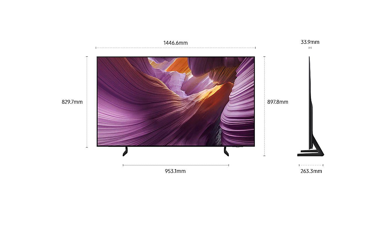 ������ 65 ���� Samsung QE65S85F OLED AI TV 4K