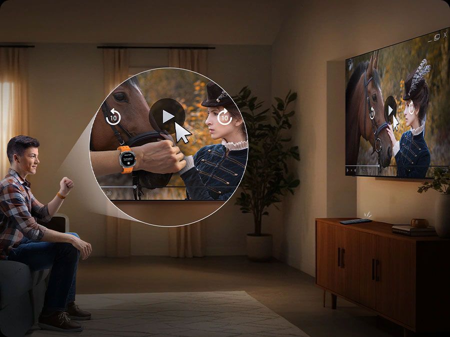 ������ 75 ���� Samsung QLED QE75Q6F AI TV Smart 4K