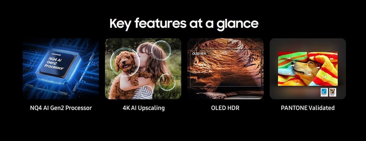 ������ 83 ���� Samsung QE83S85F OLED AI TV 4K