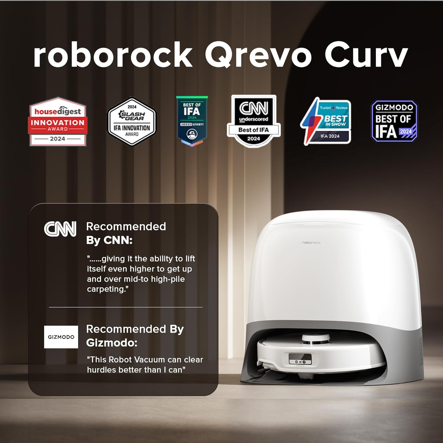 ���� ��� ������ ������� Roborock Qrevo Curv