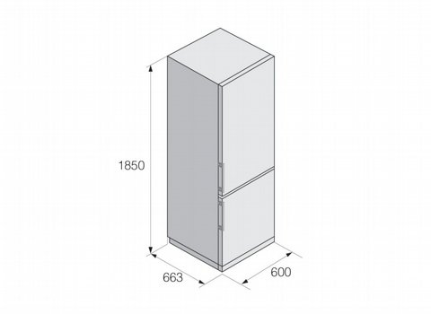 ��� ������ ���� (120 �"� �� 0) ����� ����� 646 ���� ��� ASKO RFN23841W