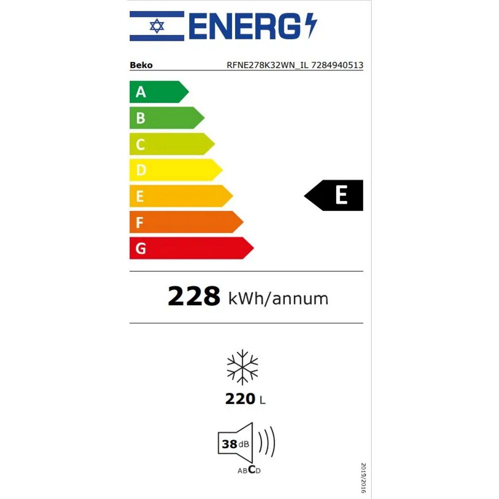 ����� ��� 6 ������ 220 ���� Beko RFNE276K32WN