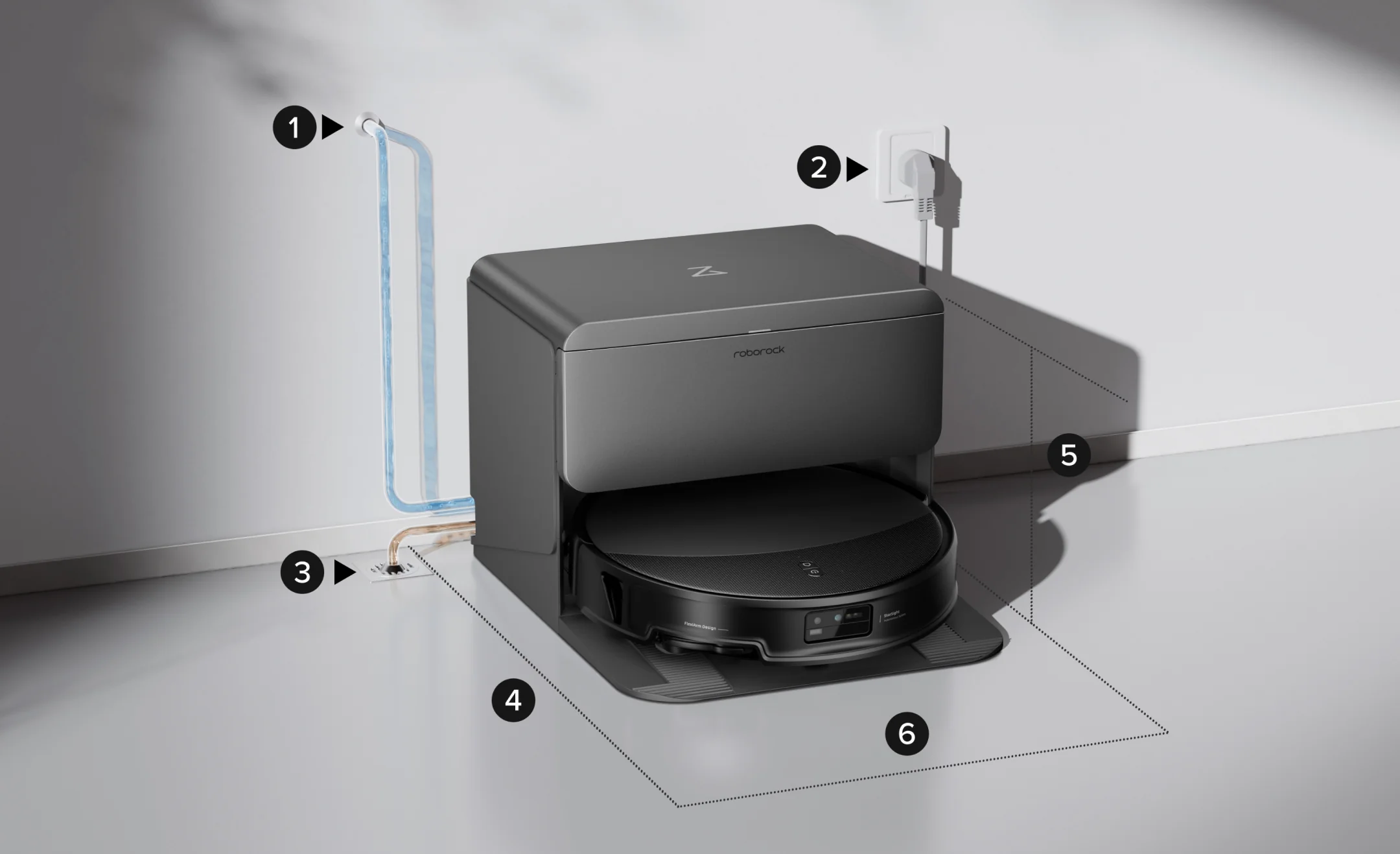 ���� ��� ������ ���� + ����� ������� Roborock Saros 20 Refill 36,000Pa