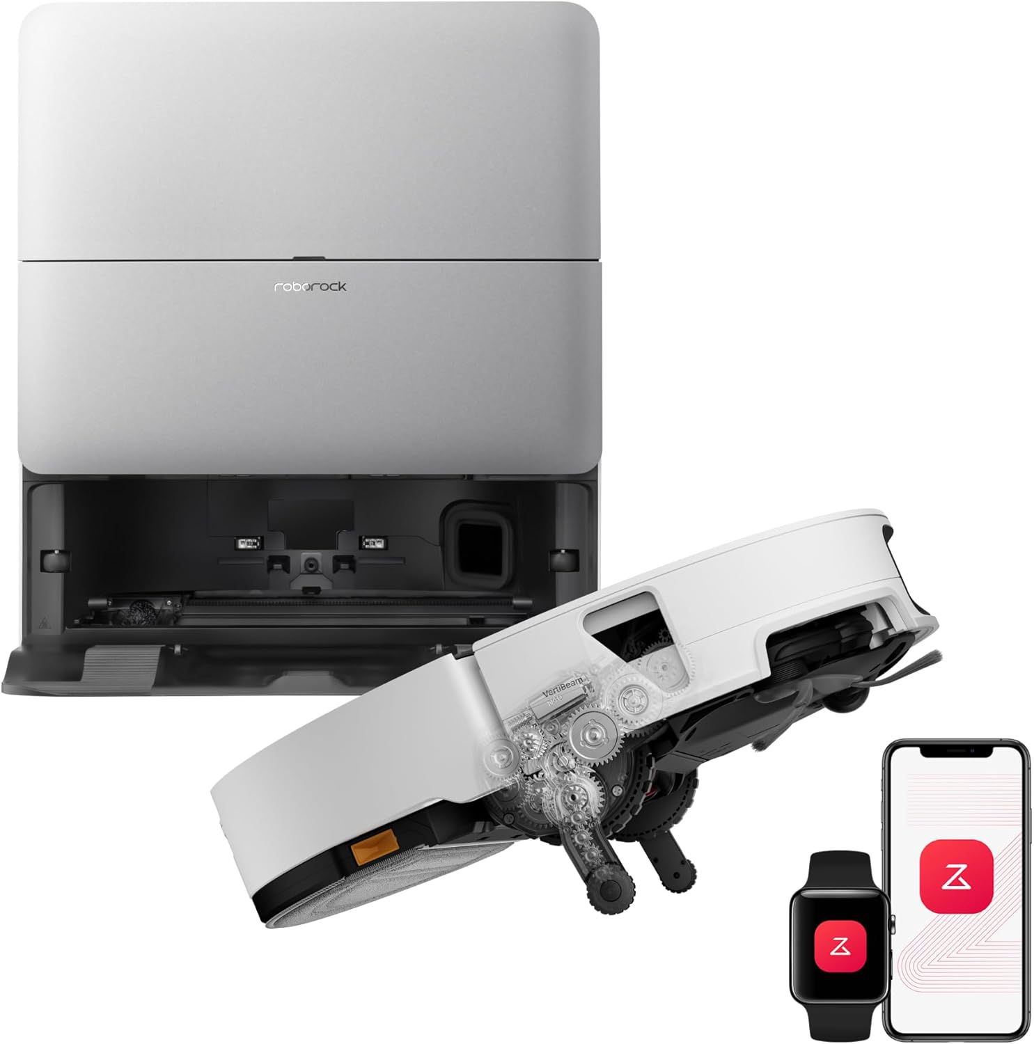 ���� ��� ���� ������ ������� ��� Roborock SAROS 20 SONIC 36,000Pa