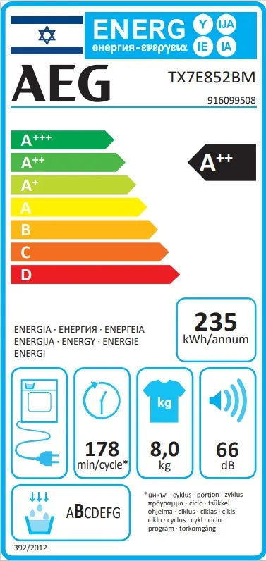 ����� ����� ���������� (����� ���) 8 �"� Electrolux TX7E852BM Heat Pump