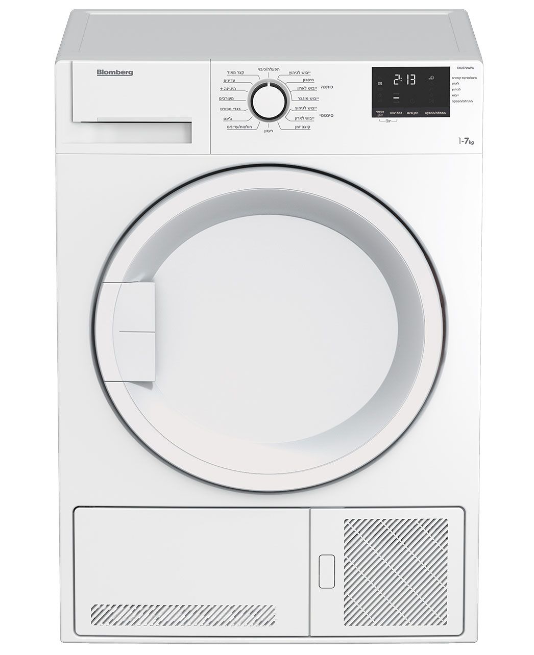 מייבש כביסה בלומברג 7 ק"ג קונדנסור (מעבה) Blomberg TXU570WPX מייבש כביסה בלומברג 7 ק"ג קונדנסור (מעבה) Blomberg TXU570WPX
