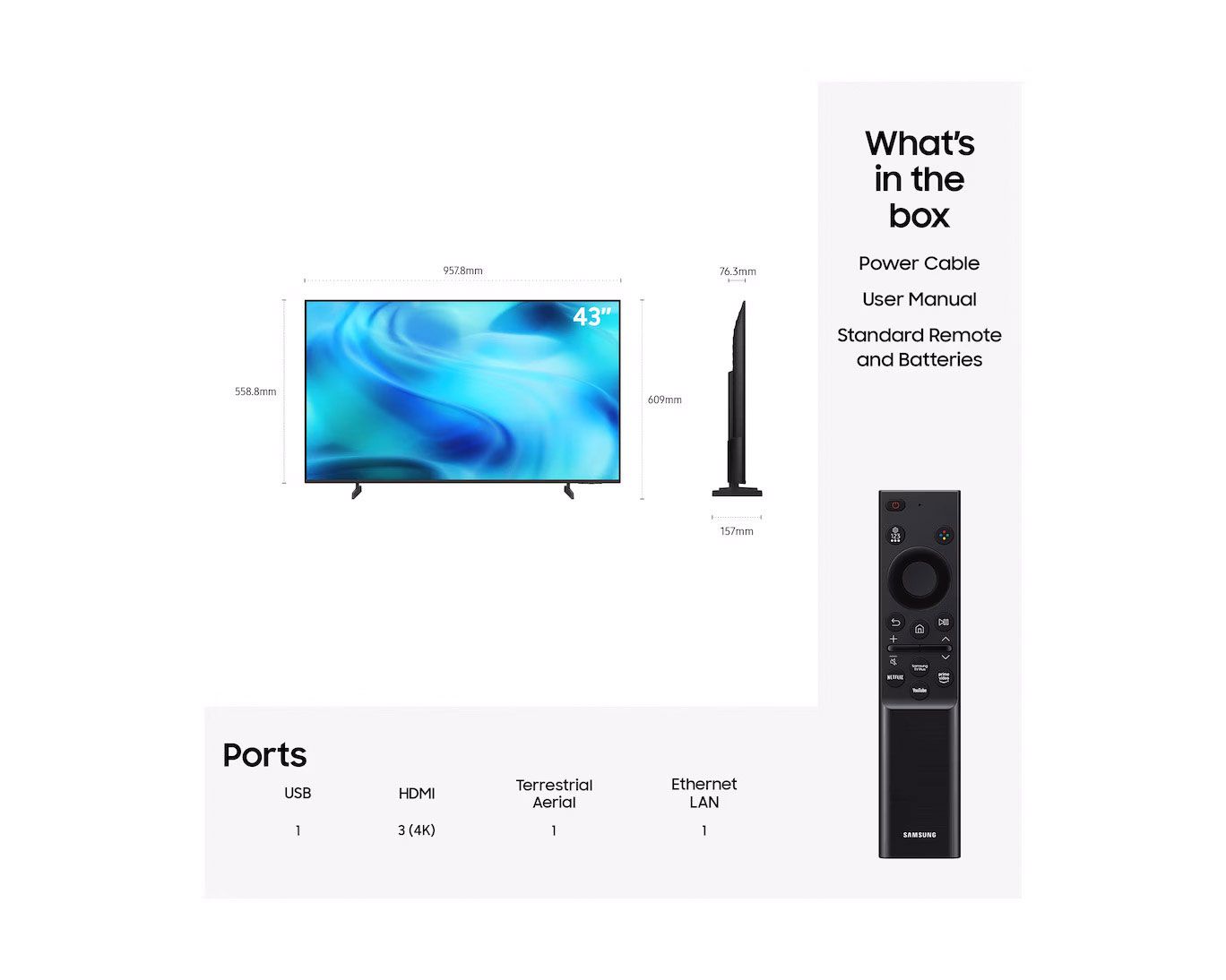 �������� ������ 43 ���� Samsung UE43U8000H Smart TV 4K *����� ����*