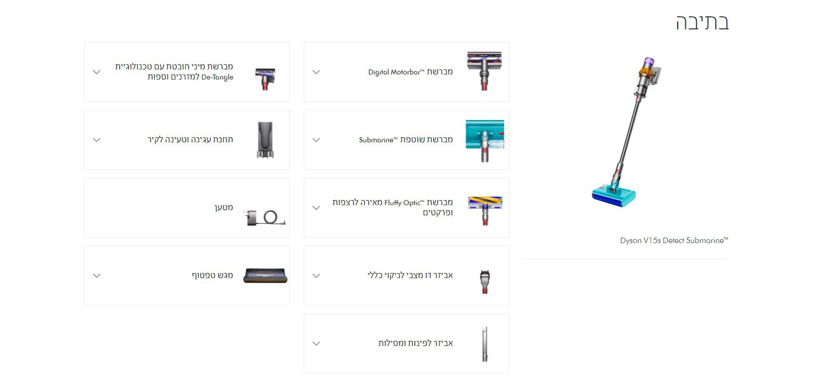 ���� ��� ������ Dyson V15s Detect Submarine 