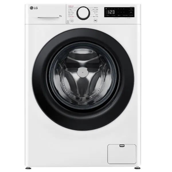 מכונת כביסה 8 ק"ג 1200 סל"ד LG WFS8014WB מכונת כביסה 8 ק"ג 1200 סל"ד LG WFS8014WB
