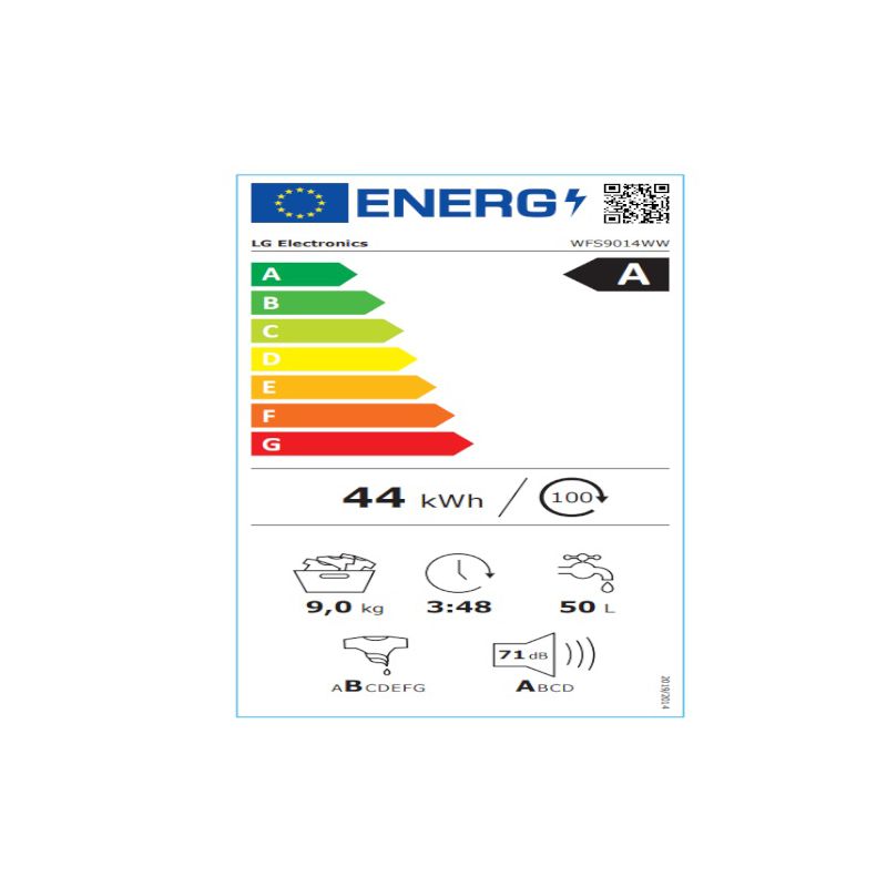 ����� ����� 9 �"� 1400 ��"� LG WF9014WW AI DD