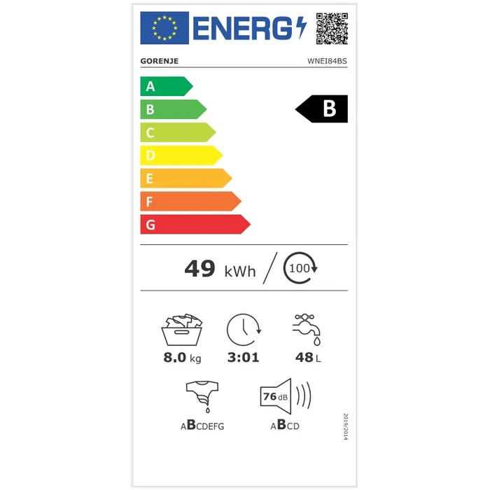 ����� ����� ��� ���� 8 �"� 1,400 ��"� WNEI84BS ������� Gorenje *����� ����*