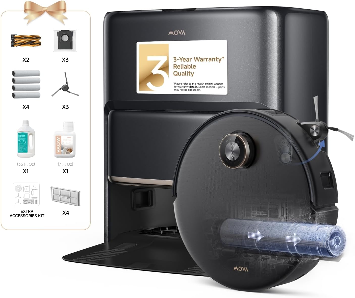 ���� ��� ������ ���� ���� ����� Mova Z60 Ultra Roller Complete Black