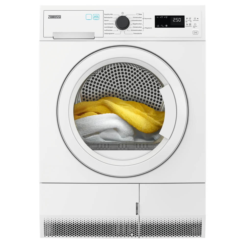 מייבש כביסה זנוסי (קונדנסור) 7 ק"ג Zanussi ZDPB274W מייבש כביסה זנוסי (קונדנסור) 7 ק"ג Zanussi ZDPB274W