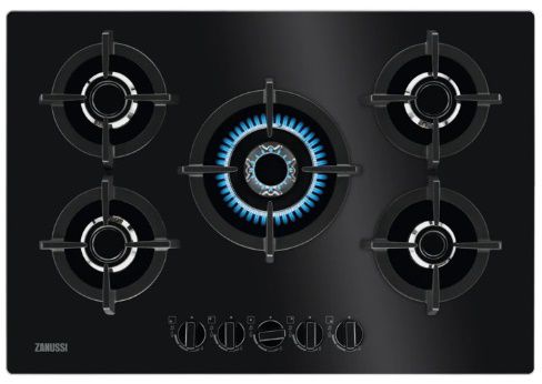 כיריים גז 5 להבות 75 ס"מ זנוסי Zanussi ZGO78520BA כיריים גז 5 להבות 75 ס"מ זנוסי Zanussi ZGO78520BA