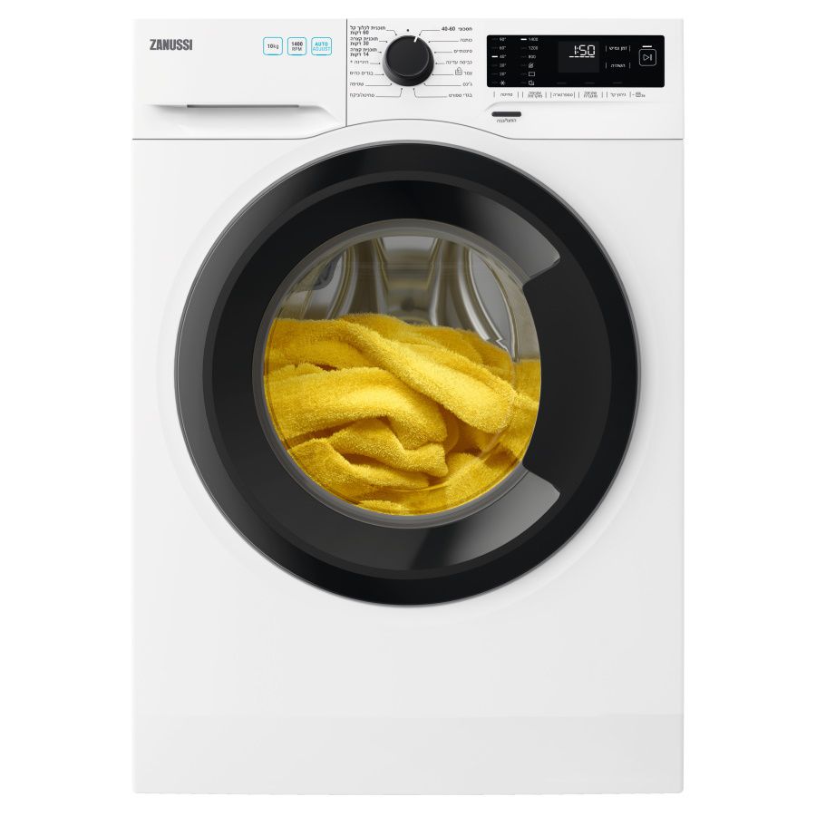 מכונת כביסה זנוסי 10 ק"ג 1400 סל"ד Zanussi ZNF142F1G1 מכונת כביסה זנוסי 10 ק"ג 1400 סל"ד Zanussi ZNF142F1G1